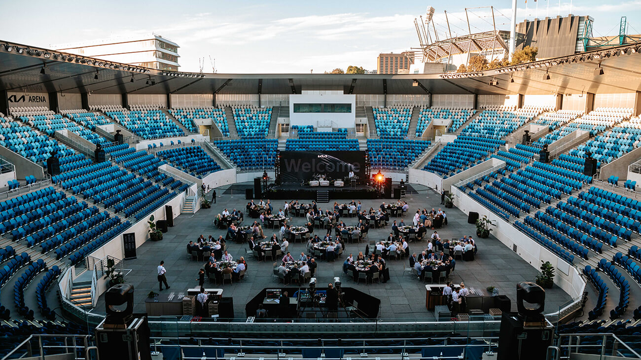 Kia Arena <a class="space-info-link" target="_blank" href="https://centrepiecemelbourne-com.moptstg.wpengine.com/our-space/grand-hall/"><span class="material-icons">add</span></a>