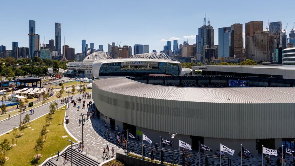 Image of Kia Arena during the Australian Open.