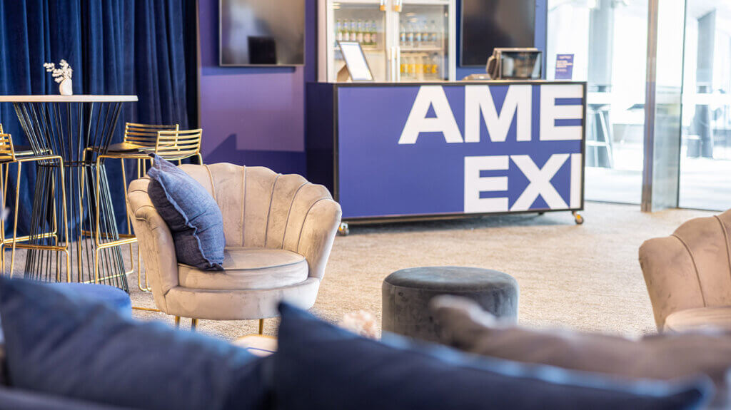 Image of the American Express Lounge at Rod Laver Arena.