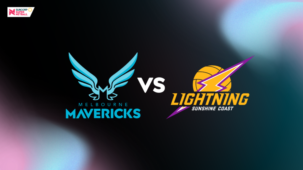 Melbourne Mavericks and Sunshine Coast Lightning logos.